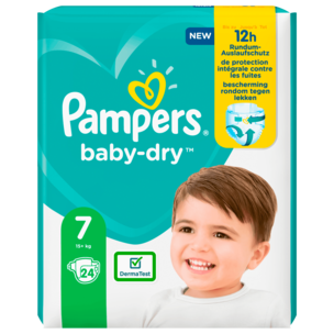 Pampers Baby-Dry Windeln Gr.7 15+kg 24 Stück